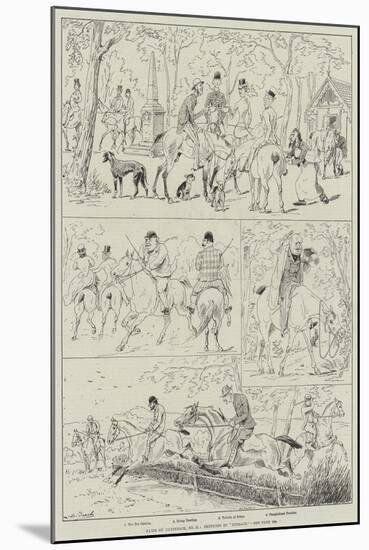 Paris on Horseback-null-Mounted Giclee Print