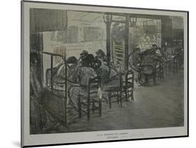 Paris on Terrace of Café-Théophile Alexandre Steinlen-Mounted Giclee Print
