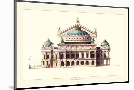 Paris, Opera Garnier-Libero Patrignani-Mounted Premium Giclee Print