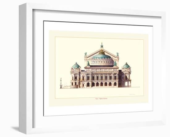 Paris, Opera Garnier-Libero Patrignani-Framed Art Print