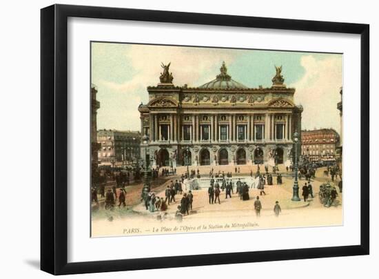 Paris Opera House, France-null-Framed Art Print