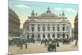 Paris Opera House-null-Mounted Art Print