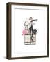 Paris or Bust Illo-Alicia Zyburt-Framed Art Print