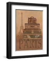 Paris - Pack Your Bags-Unknown Chiu-Framed Art Print