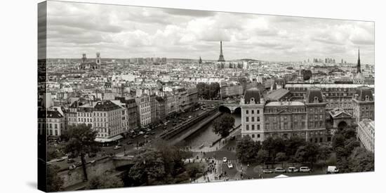 Paris Panorama-Vadim Ratsenskiy-Stretched Canvas