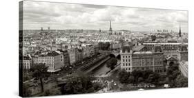 Paris Panorama-Vadim Ratsenskiy-Stretched Canvas