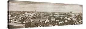 Paris Panorama-Wild Apple Portfolio-Stretched Canvas