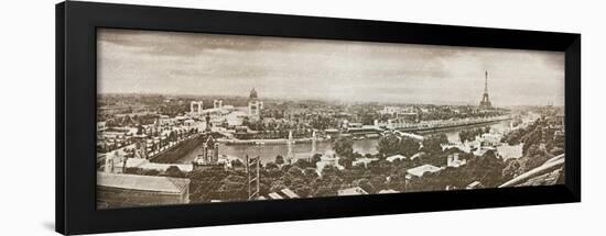 Paris Panorama-Wild Apple Portfolio-Framed Art Print