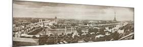 Paris Panorama-Wild Apple Portfolio-Mounted Art Print