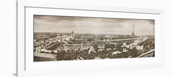 Paris Panorama-Wild Apple Portfolio-Framed Premium Giclee Print
