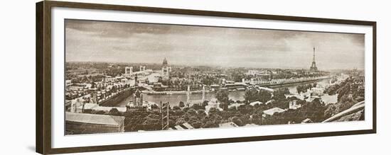 Paris Panorama-Wild Apple Portfolio-Framed Premium Giclee Print