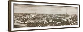 Paris Panorama-Wild Apple Portfolio-Framed Premium Giclee Print