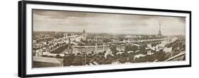 Paris Panorama-Wild Apple Portfolio-Framed Premium Giclee Print