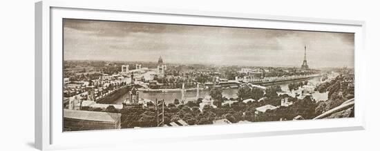 Paris Panorama-Wild Apple Portfolio-Framed Premium Giclee Print