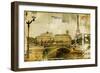 Paris Paris.. Vintage Photoalbum Series-Maugli-l-Framed Art Print