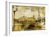 Paris Paris.. Vintage Photoalbum Series-Maugli-l-Framed Art Print