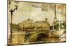 Paris Paris.. Vintage Photoalbum Series-Maugli-l-Mounted Art Print