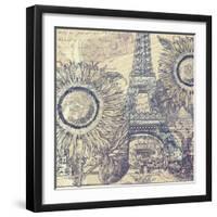 Paris Pastiche II-Mindy Sommers-Framed Giclee Print