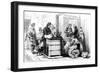 Paris Pawnbroker 1842-Karl Girardet-Framed Art Print