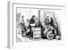 Paris Pawnbroker 1842-Karl Girardet-Framed Art Print