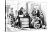 Paris Pawnbroker 1842-Karl Girardet-Stretched Canvas