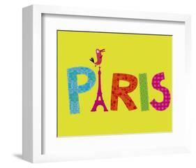 Paris Perroquet-Nathalie Choux-Framed Art Print