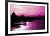 Paris Pink Sunset-Philippe Hugonnard-Framed Giclee Print