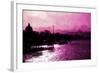 Paris Pink Sunset-Philippe Hugonnard-Framed Giclee Print