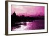 Paris Pink Sunset-Philippe Hugonnard-Framed Giclee Print