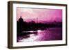 Paris Pink Sunset-Philippe Hugonnard-Framed Giclee Print