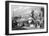 Paris Place Concorde-Eugene Lami-Framed Art Print