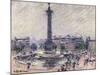 Paris, Place De La Bastille, C.1922-Gustave Loiseau-Mounted Giclee Print