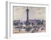 Paris, Place De La Bastille, C.1922-Gustave Loiseau-Framed Giclee Print