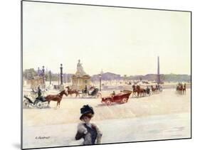 Paris, Place De La Concorde-Gustave Fraipont-Mounted Giclee Print