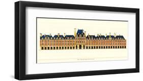 Paris, Place des Vosges-Libero Patrignani-Framed Art Print