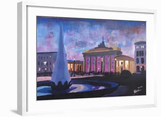 Paris Place in Berlin Germany-Martina Bleichner-Framed Art Print