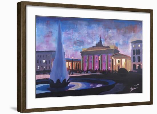 Paris Place in Berlin Germany-Martina Bleichner-Framed Art Print