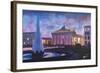 Paris Place in Berlin Germany-Martina Bleichner-Framed Art Print