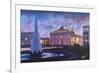 Paris Place in Berlin Germany-Martina Bleichner-Framed Premium Giclee Print