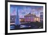 Paris Place in Berlin Germany-Martina Bleichner-Framed Premium Giclee Print