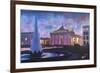 Paris Place in Berlin Germany-Martina Bleichner-Framed Art Print