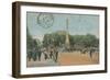 Paris - Pont Au Change and Place Du Chatelet. Postcard Sent in 1913-French Photographer-Framed Giclee Print