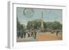 Paris - Pont Au Change and Place Du Chatelet. Postcard Sent in 1913-French Photographer-Framed Giclee Print