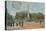 Paris - Pont Au Change and Place Du Chatelet. Postcard Sent in 1913-French Photographer-Stretched Canvas
