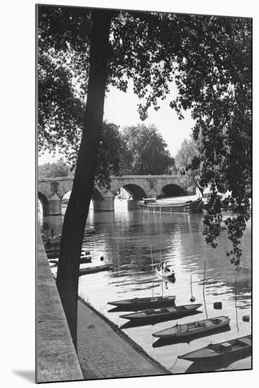 Paris, Pont Marie-Jules Dortes-Mounted Giclee Print
