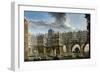 Paris: Pont Notre-Dame-Nicolas Jean Baptiste Raguenet-Framed Giclee Print
