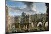 Paris: Pont Notre-Dame-Nicolas Jean Baptiste Raguenet-Mounted Giclee Print