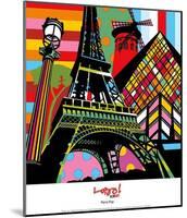 Paris Pop-Lobo-Mounted Art Print