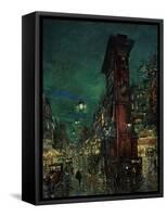 Paris, Porte Saint-Denis, 1923-1939-Konstantin Alexeyevich Korovin-Framed Stretched Canvas