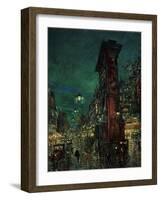 Paris, Porte Saint-Denis, 1923-1939-Konstantin Alexeyevich Korovin-Framed Giclee Print